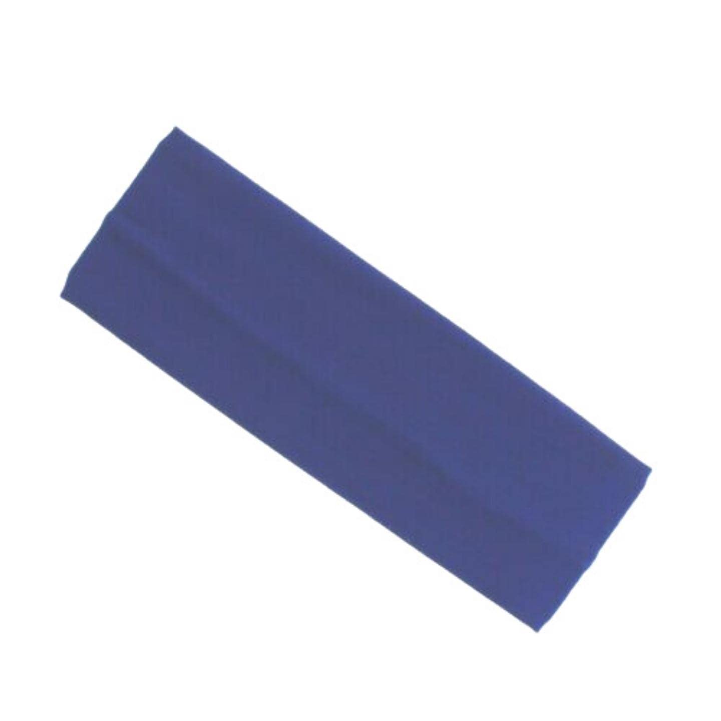 Topkids Accessories Yoga Headband Head Band Kylie Hairband Hair Band Hair Bandeau Stretchy Elastic Gym Sports Fabric For Women, Men, Boys, Girls (7cm / 2.7", Royal Blue)