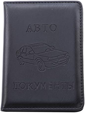 JOMSK Leather Cover for Car Driving Documents Holder Case Card Credit Holder Driver License Bag Purse Wallet Case