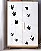 Pop Resin Dinosaur Footprints Stickers 45 Pcs Dinosaur Tracks Decals Removable Peel and Stick Wall Stickers Baby Nursery Removable Wall Decor Decals 