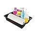 Plastic Storage Tray Tote- Versatile Multiuse Caddy with Attached Portable Handle to Organize and Carry Tools, Cleaning Supplies, More by Stalwart