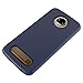 Moto Z2 Force Case, Teayoha Slim Hybrid Dual Layer Shock Absorption Defender Protective Armor Case Cover for Motorola Moto Z2 Force Edition - Royal Blue