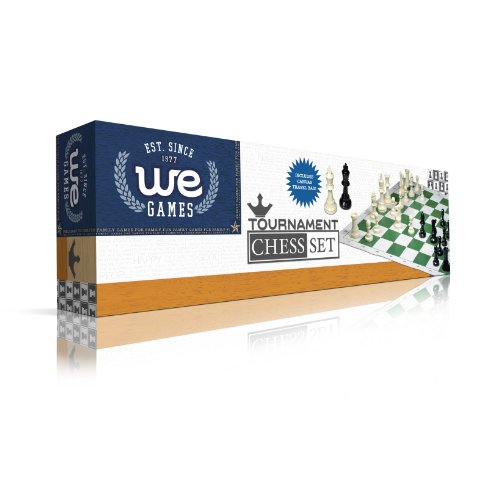 Wood Expressions Tournament Chess Set with Canvas Bag - 3 3/4" King - Double Weighted Chessmen