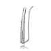 Sterling Silver Cubic Zirconia Horn Crawler Climber Hook Earrings