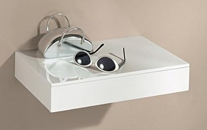Floating Shelf With Drawer 450x250x80mm Amazon Co Uk Kitchen Home