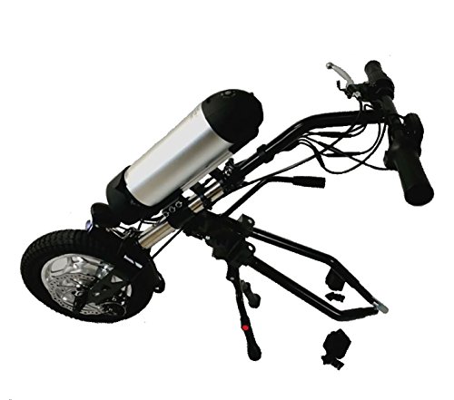 electric attachable handcycle for wheelchair