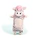 Outward Hound Kyjen  32058 Bottle Buddies Pig Plush Chew Toys Water Bottle, Large, Pink