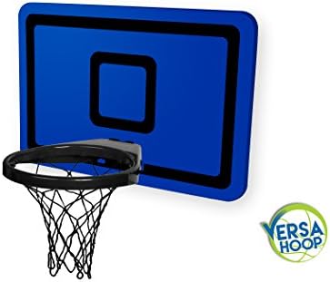 Trampoline XL Mini Basketball Hoop Set CLAMP ON with COLOR CHOICE Backboard: Trampoline, Boat, Pontoon, Pop Up Tent, Beach, Tailgate
