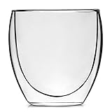 Teabox Valencia Glass Teacup (Doublewalled Borosilicate Glass, Insulated Tea Cup, 8.5 fl oz)