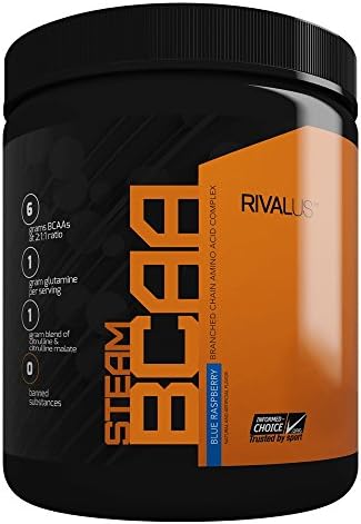 Rivalus Rivalmen RIVAL NUTRITION Rivalus Steam Energy Drink, Blue Raspberry, 0.8 Pound ...