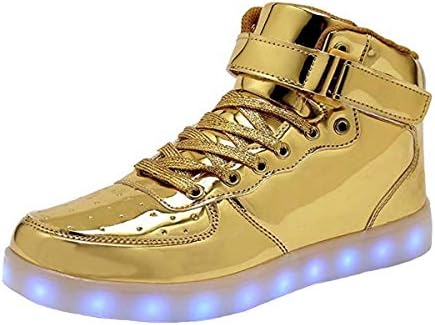 LED Light Up Shoes USB Flashing Sneakers for Toddler/Kids Boots