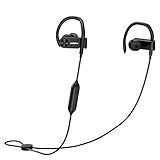 Mpow D2 Bluetooth Headphones up to 16 Hours Playback, IPX7 Waterproof Wireless Earbuds Sport Headphones with Remote and Mic, Secure Fit for Gym Running Workout
