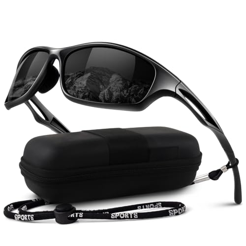 LINVO Sunglasses Men Polarized Sports Cycling Glasses TR90 Ultralight Sunglasses Golf Running Fishing Men Women Protection UV400