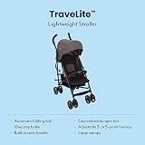 Graco TraveLite Stroller Lightweight Compact 7kg Black/Grey from Birth view 2