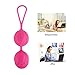 Premium Pleasure Weighted Kegel Balls Silicone Sphere Tighten & Tense Jiggle Balls Bladder Control & Pelvic Floor Exercises for Women: Beginners & Advanced(Pink)