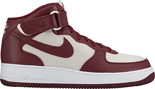 Nike Men's Air Force 1 Mid Basketball Shoe Team Red/Team Red-Summit White 10.5