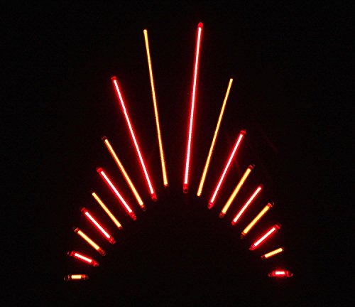 Custom Dynamics TF100RS Flexible LED Strip (100-LED, 12.80" Long Red/Smoke Truflex)