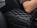 Forala Auto Center Console Pad,PU Leather Car Armrest Seat Box Cover Protector Protects from Dirt,Damage,Pet Scratches,Old Damaged Consoles (A-Black) (A-Black) (A-Leather, Black)