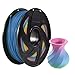OTOT PLA Filament Rainbow 3D Printer pla spools,1.75mm Filament 2.2 LBS 1KG, Rainbow Multicolor