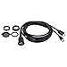 ShineKee 3ft Black USB 3.0 HDMI Flush Mount Car Truck Boat Motorcycle Cable, 2 Ports, Superspeed Data Transfer, Compatible with Personal Computer