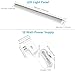 EShine Hand Wave Activated Under Cabinet LED Lighting Kit, Dimmable, 1-Pack 20 in - Touchless Dimming Control, White Under Counter Lights for Kitchen, Garage, Desk, Laundry - Warm White (3000K)