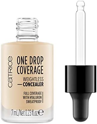 Catrice MakeUp One Drop Coverage Weightless Concealer With hyaluronic acid 7ml (005 Light Natural)