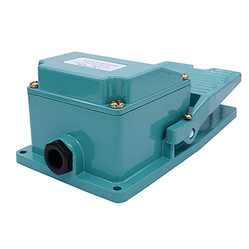 TWTADE Heavy Duty Control Nonslip Foot Switch Momentary AC 380V 15A