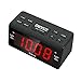 Peakeep Little Digital FM Radio Dual Alarm Clock with Snooze and Sleep Timer, Large Display with 2 Dimmer