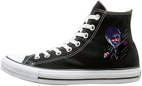 Tracy Harry Potter 7 Comfortable Unisex Flat Canvas High Top Sneaker 41 Black