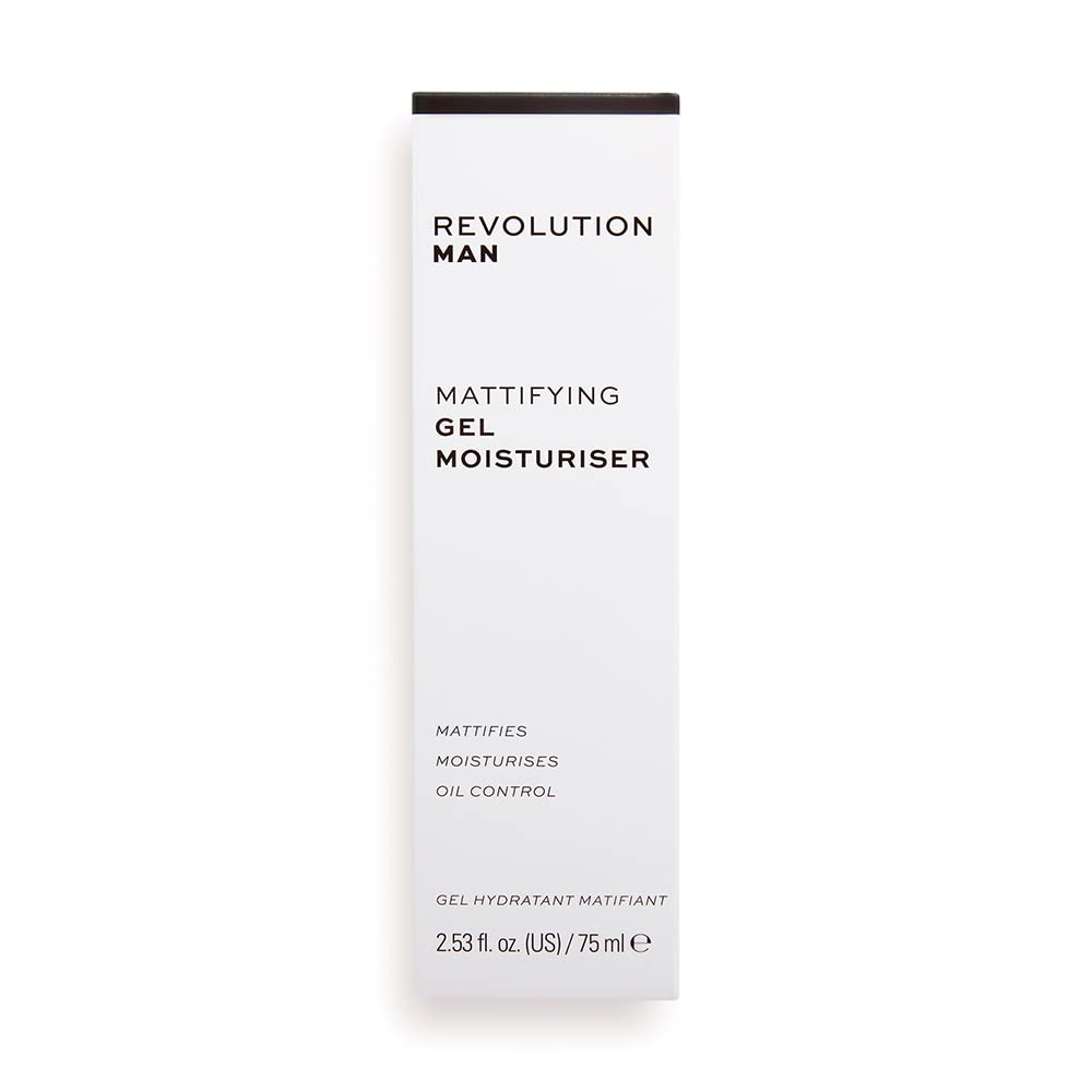 Revolution Man, Mattifying Gel Moisturiser, 75ml