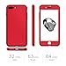 Spigen Thin Fit 360 Designed for Apple iPhone 7 Plus Case (2016) 2 Tempered Glass Screen Protectors Included - Red