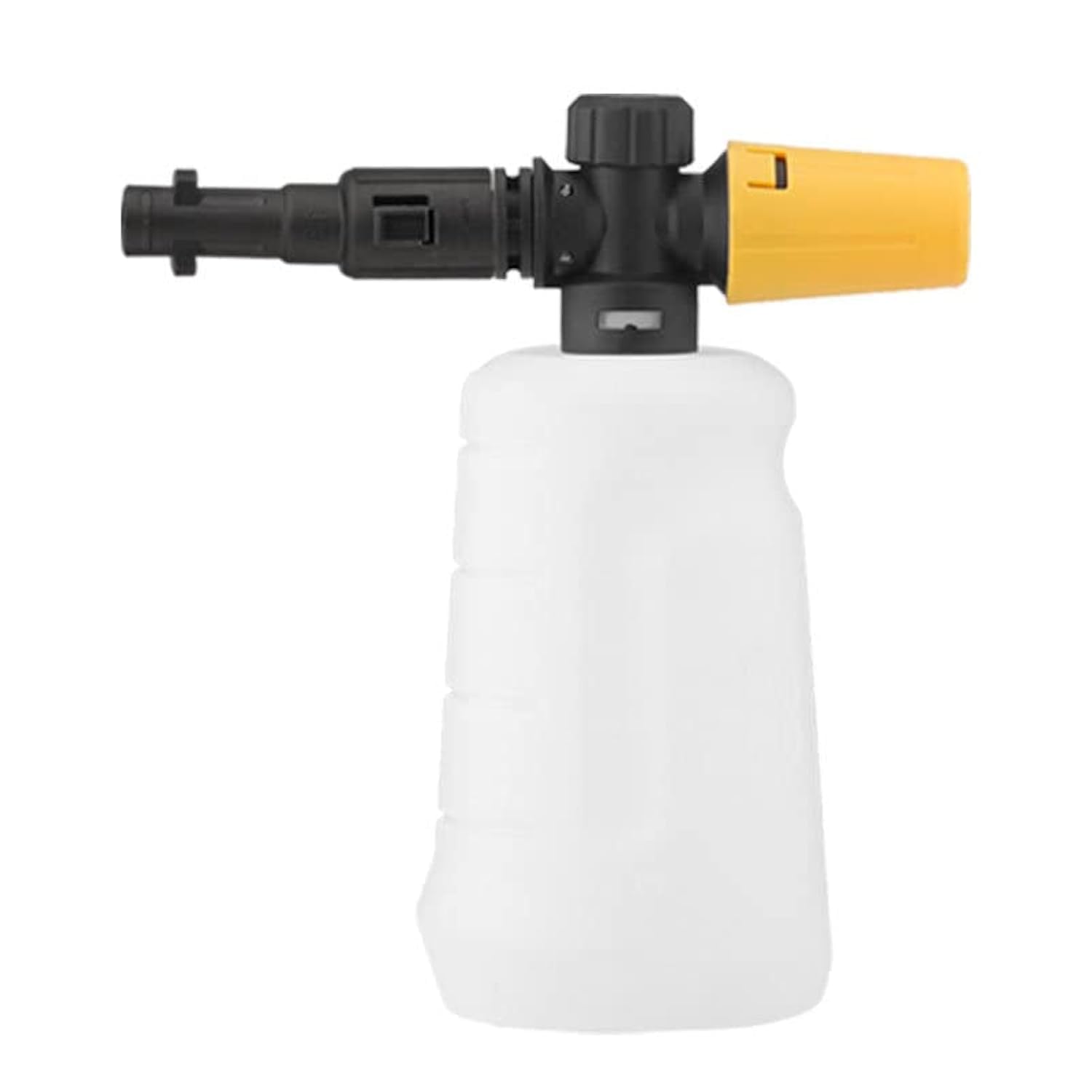 High Pressure Jet Bottle Snow Foam Lance Cannon Washer for Karcher K2 K3 K4 K5 K6 K7 Car Soap Generator Foamer Gun Adjustable Sprayer Nozzle 700ML (Yellow)