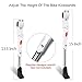 Yakamoz Bicycle Kickstand, Bike Aluminium Alloy Adjustable Side Kick Stand Rear Mount Stand for 22″ 24″ 26″ 700c Tire Cycling Mountain Road Bike Bicycle Whitethumb 3