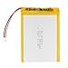 uxcell Power Supply DC 3.7V 3000mAh 475979 Li-ion Rechargeable Lithium Polymer Li-Po Battery