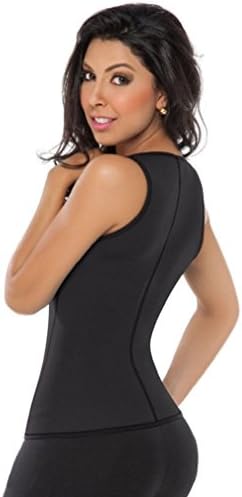 YANGJIA Sports Shapewear Perspiration Body Shaper Hot Thermal Neoprene Sweat Sliming Vest with Front Zipper