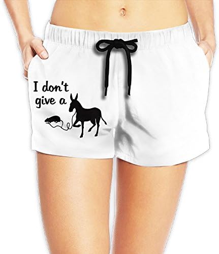 LULULUON Print Fashion Summer Women Beach Pants I Don't Give A Women's Sport Shorts Casual Half Short Pants Large
