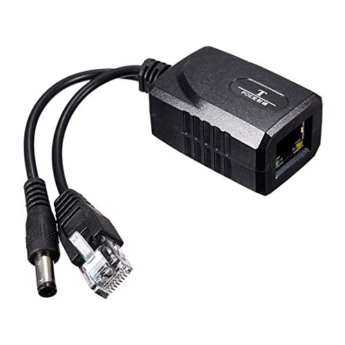 Jammas PoE Dispenser + PoE Power supply adapter black - (Standard: Universal Plug, Color: Black)