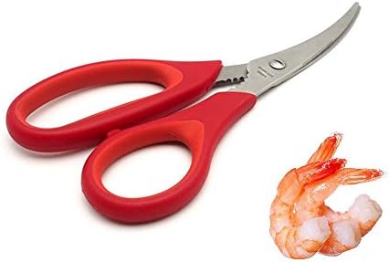 Multifunction Seafood Scissors, Shrimp Cracker, Shrimp Deveiner, Lobster Scissors Tool, FDA Approved