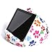 iBeani iPad Pillow & Tablet Cushion Stand - Securely Holds Any Size Tablet, eReader or Book Upto 12.9 inches, Hands Free Comfort at Any Angle on Any Surface - Paw Print, by iBeani