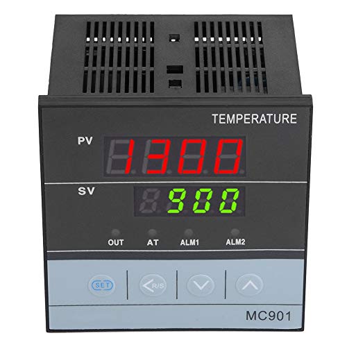 Hilitand PID Temperature Controller, MC901 Digital PID Temperature Controller K Type PT100 Sensor Input Relay SSR Output
