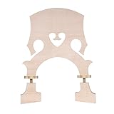 ammoon Standard Maple Bridge Replacement Part for 3/4 Size Double Bass Adjustable Upright Bass Bridge