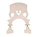 ammoon Standard Maple Bridge Replacement Part for 3/4 Size Double Bass Adjustable Upright Bass Bridge