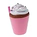 Stress Reliever Slow Rising Squishies Coffee Cup Kawaii Scent Toys For Kids and Adults (Pink) 1pc