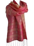Fandori Silk Scarf Ancient Coin Print Contrasting Color