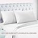 Empyrean Bedding King Size Pillow Cases - 4 Pack, Soft and Breathable Microfiber, White