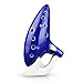 Vangoa - Transverse 12 Hole Ocarina Legend of Zelda Ocarina, Alto C Blue with Display Stand, Neck-strap Cord