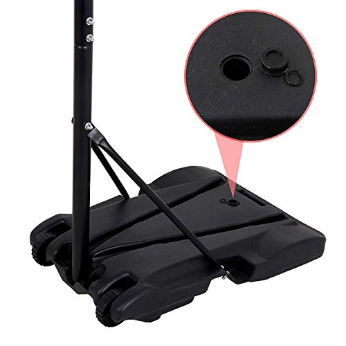 image for Nova Microdermabrasion Portable Basketball Hoop Stand Backboard System
