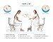 Squat N Go 7” Folding Squatting Stool | The Only Foldable Toilet Stool | Convenient and Compact – Great for Travel | Fits All Toilets, Folds for Easy Storage, Use in Any Bathroom | Cool Grey Color |