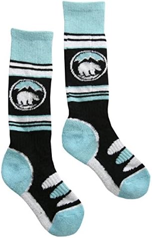 Northern Ridge Jib Boys Thermal Ski Socks (Black / Blue / Medium)