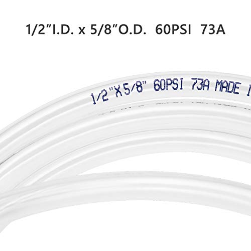 Clear Vinyl Tubing Flexible PVC Tubing, Hybrid PVC Hose, Lightweight