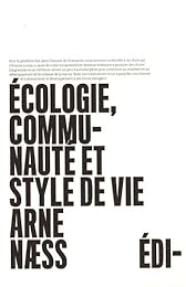 Écologie, communauté et style de vie